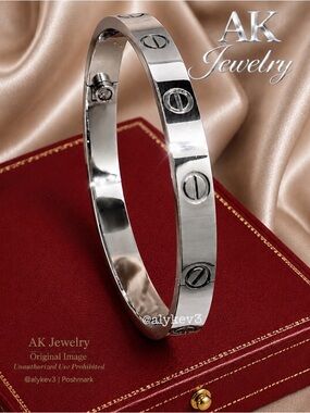 💎LUXURY BRACELET 16 to 22cm Silver Cuff Bangle, Bracelet High End Screw-Twist